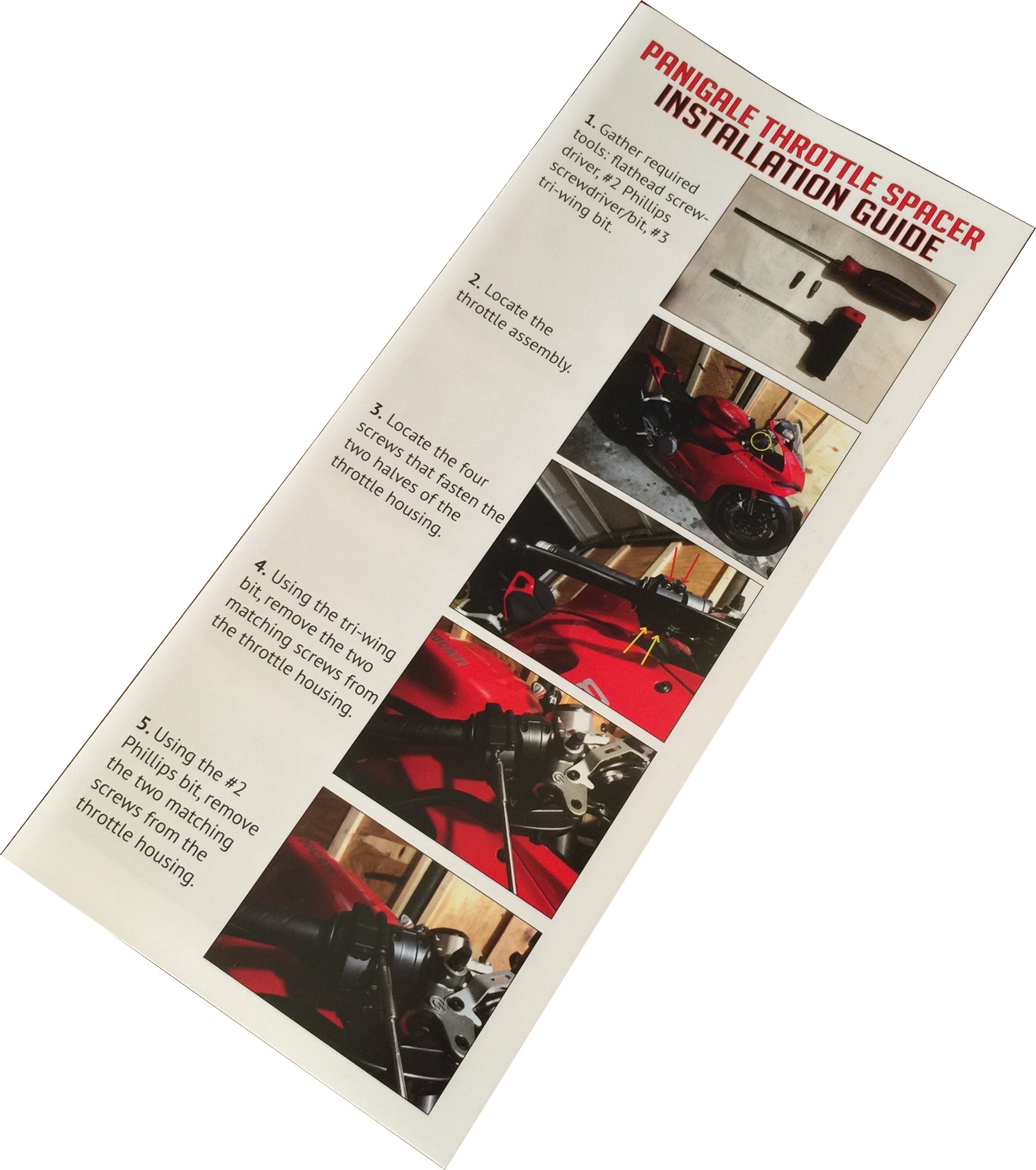 Ducati Throttle Spacer Kits