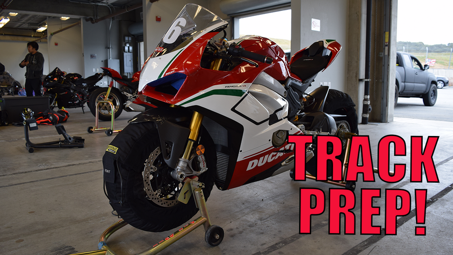 I'm taking my V4 Speciale to the track!! BONUS Ducati Spacer Kit Install!